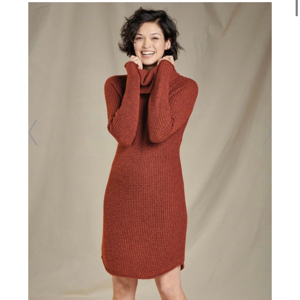 Toad&Co Chelsea Turtleneck Sweater Dress (Small)